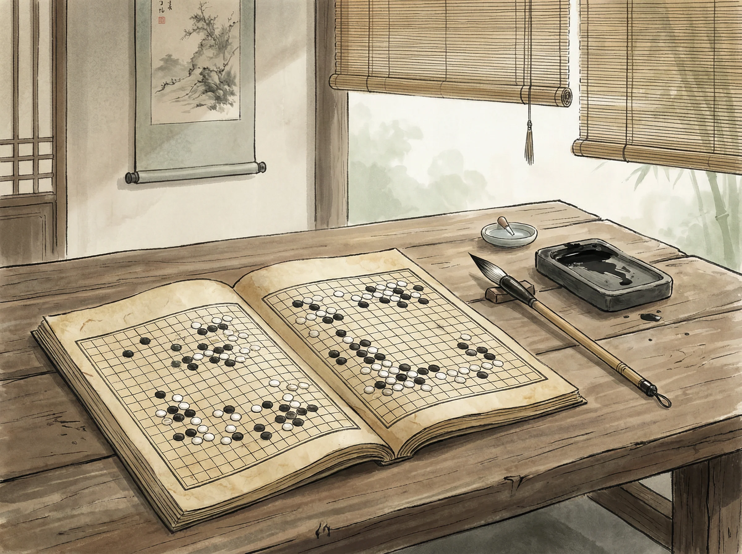 古籍《弈理指归图》封面，探索 凤凰棋牌 奥秘