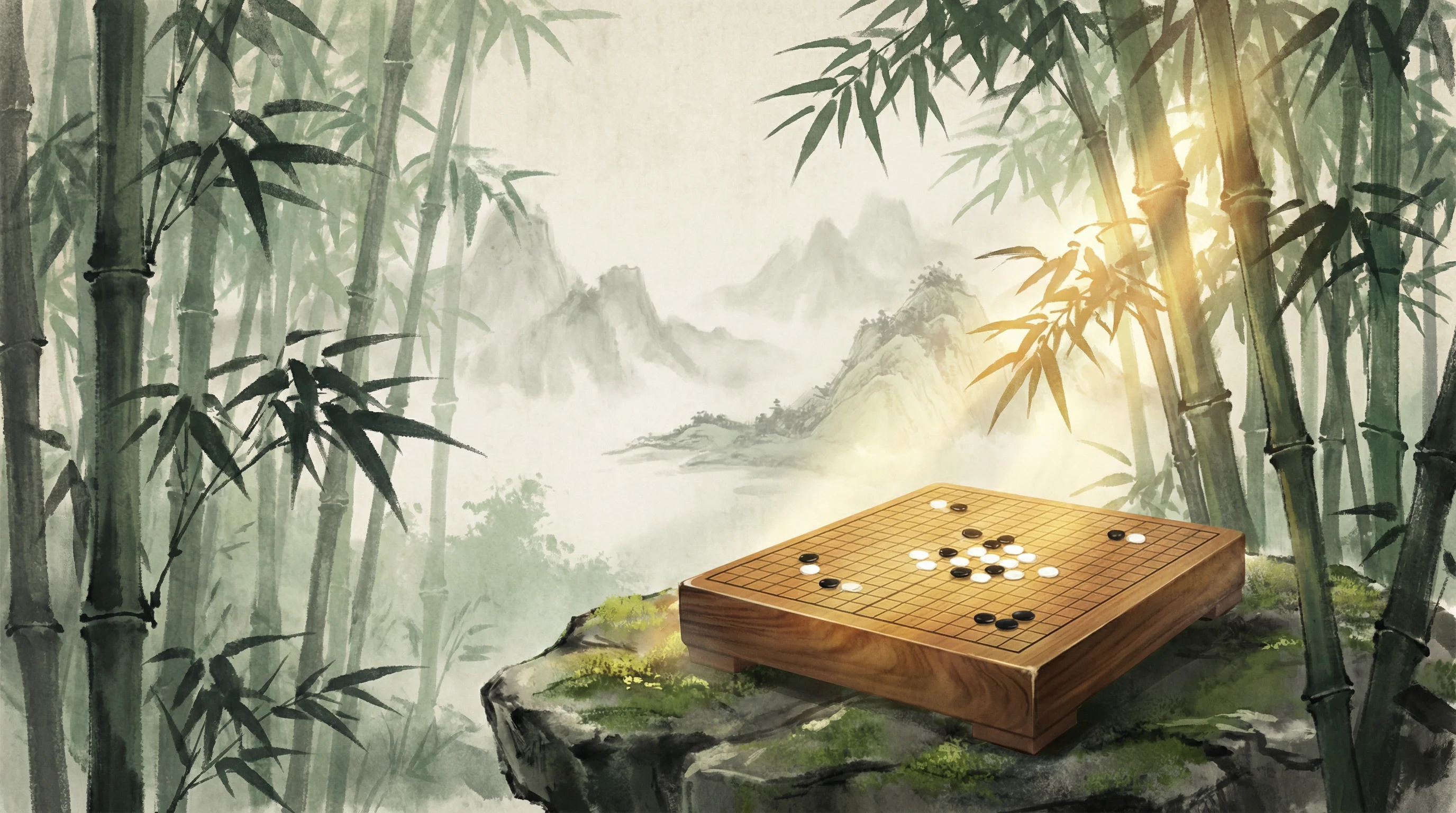 竹林隐士围棋道场 凤凰棋牌 全景