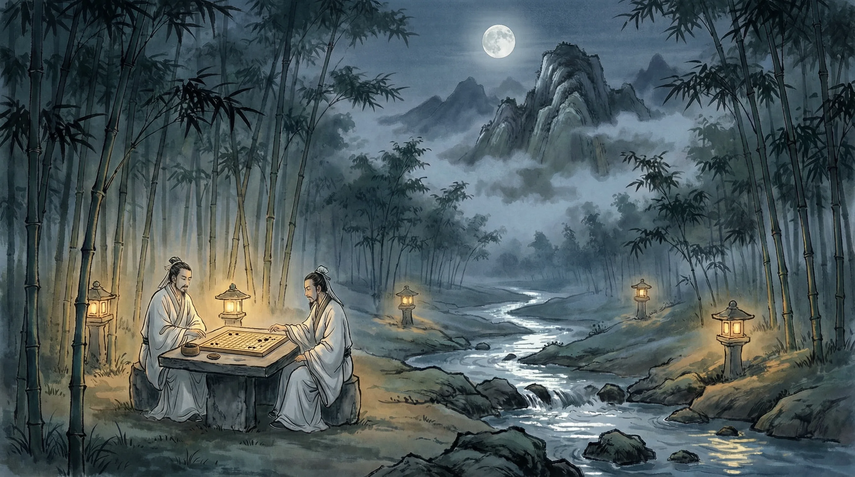 清风对弈 凤凰棋牌 月赛现场